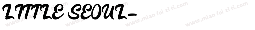 LITTLE SEOUL字体转换